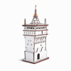 Turnul cu Ceas Sighisoara din Lemn 3D - 22 cm