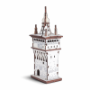 Turnul cu Ceas Sighisoara din Lemn 3D - 16 cm