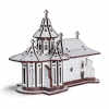 Puzzle 3D Lemn - Manastirea Voronet Complex