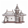 Puzzle 3D Lemn - Manastirea Voronet Complex