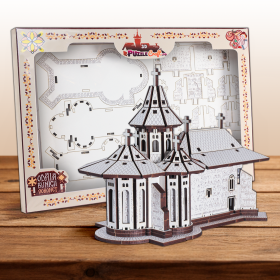 Puzzle 3D Lemn - Manastirea Voronet Complex