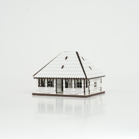 Casuta puzzle lemn