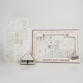 Casuta puzzle lemn
