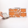 Puzzle 3D Lemn - Casuta - 12 cm